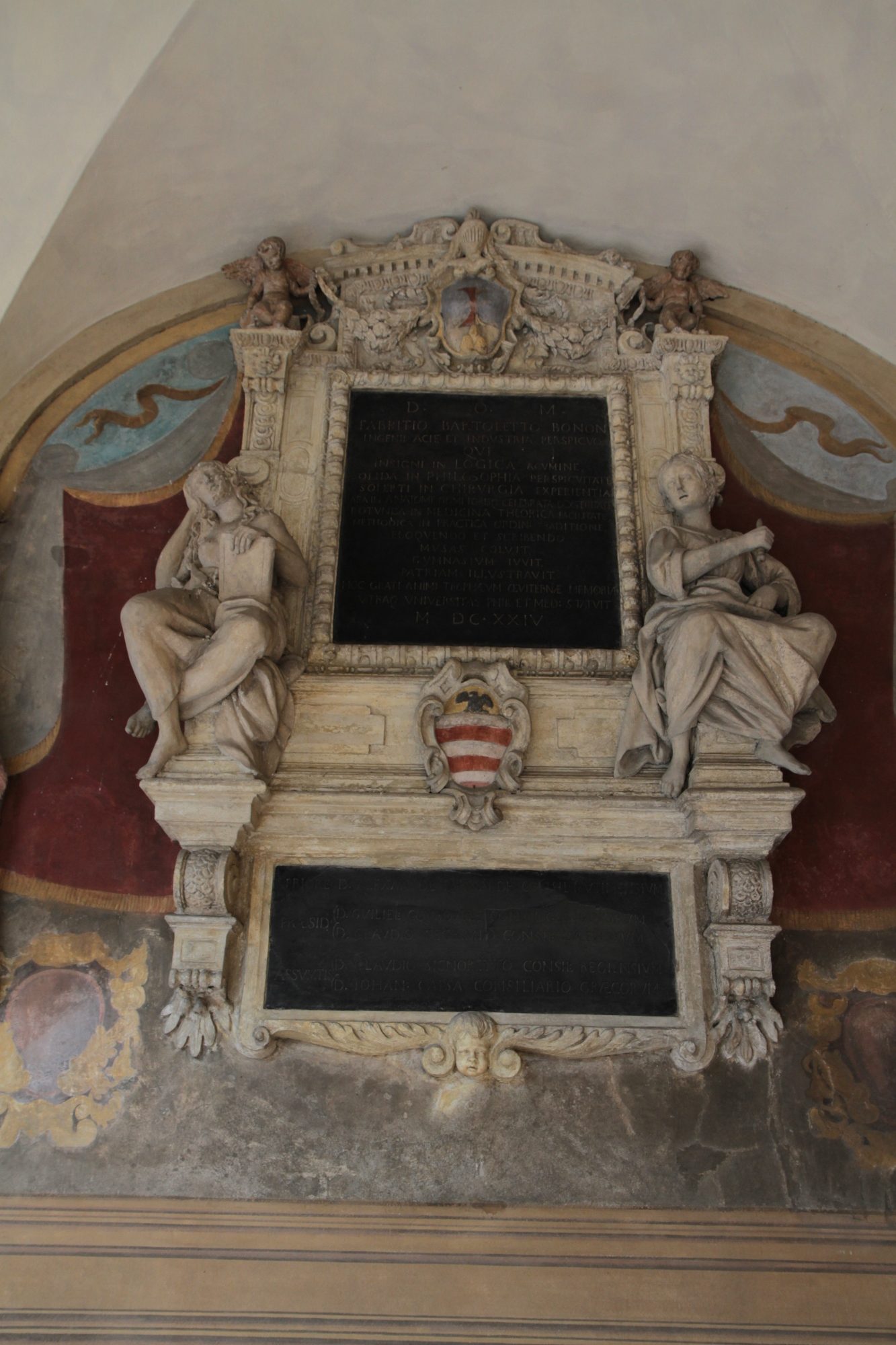 Fabrizio Bartoletti's memorial tablet, Palazzo Archiginnasio, Bologna - 01.jpg